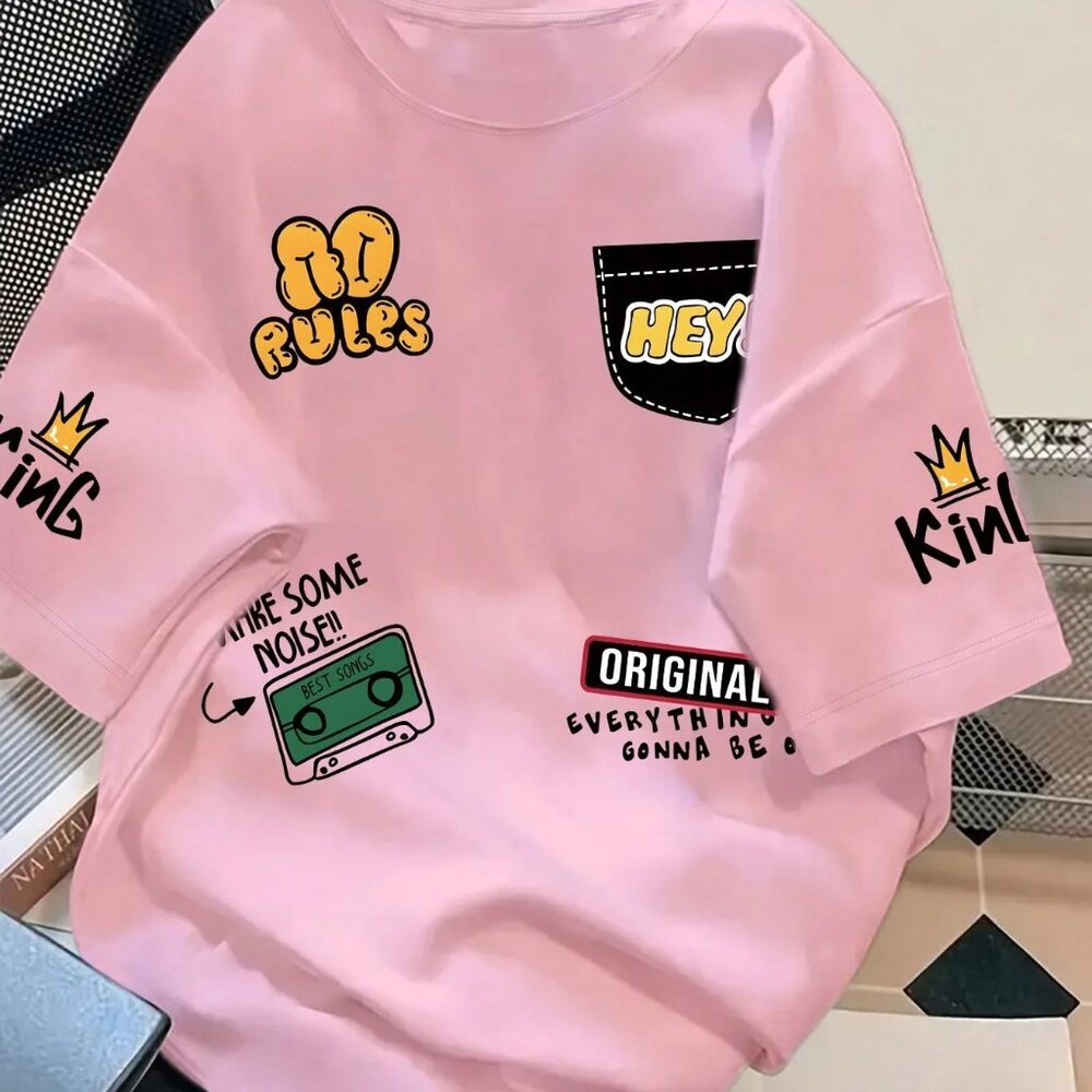 Playful Pink T - shirt: Unleashing Youthful Vitality